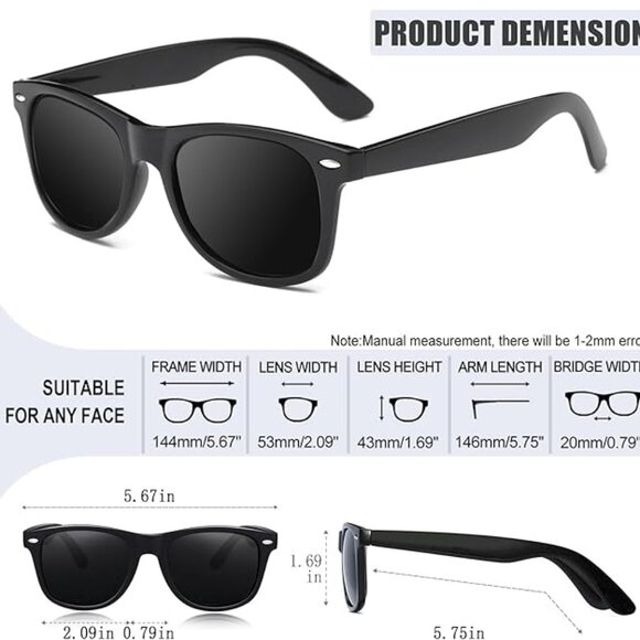Sunglasses Polarized UV Protection Trendy Designer Sun Glasses main image 4